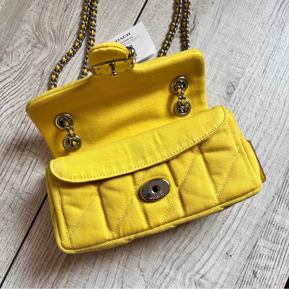 Coach Tabby Shoulder Bag 20 With Quilting Neon - Picture 5 of 12